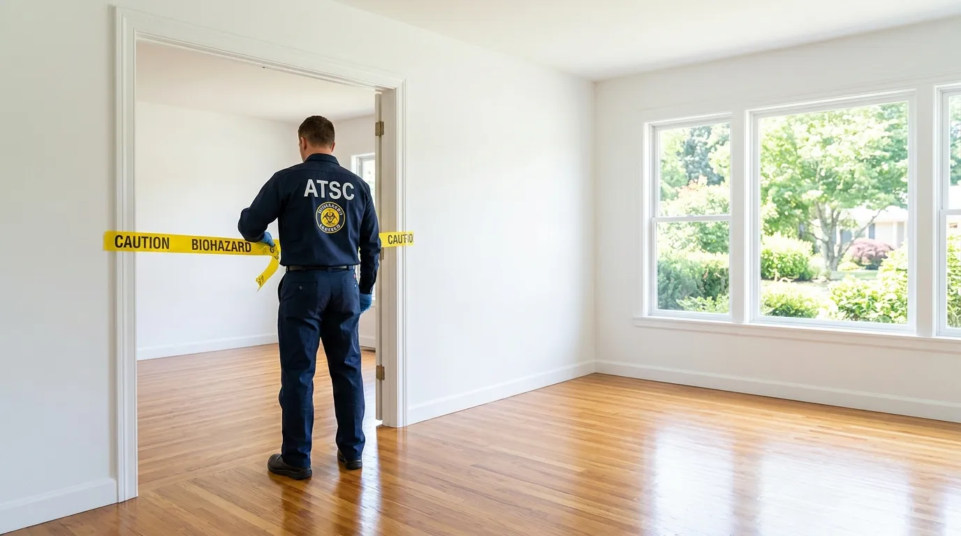 Certified biohazard cleanup crew performing Crime Scene Cleanup in Westchester